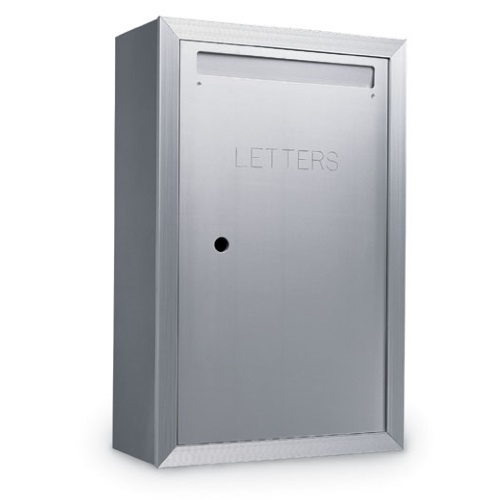 CAD Drawings American Postal Manufacturing Co. 120 Series Semi-Recessed Vertical Collection Box